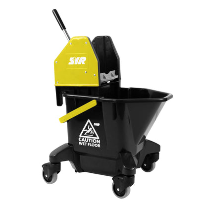 SYR TC20-R Mop Bucket & Wringer 20 litre - Recycled Plastic Kentucky Mop Combo