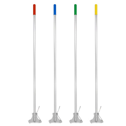 SYR Kentucky Mop Handle - Aluminium Colour Coded Grip - Single or Pack of 10