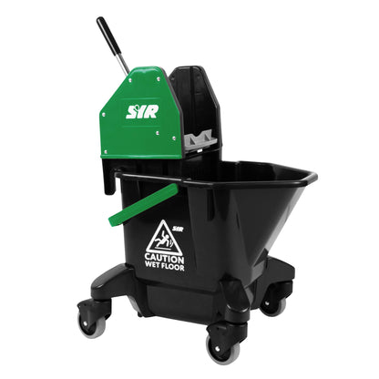 SYR TC20-R Mop Bucket & Wringer 20 litre - Recycled Plastic Kentucky Mop Combo