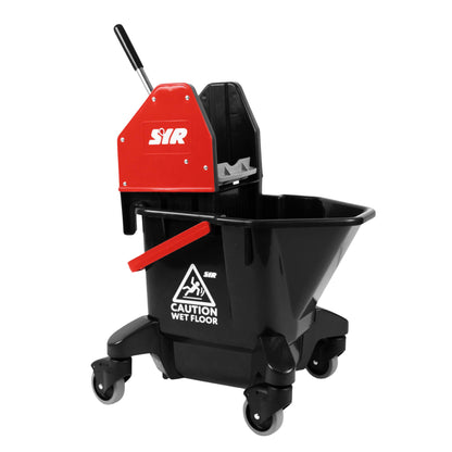 SYR TC20-R Mop Bucket & Wringer 20 litre - Recycled Plastic Kentucky Mop Combo