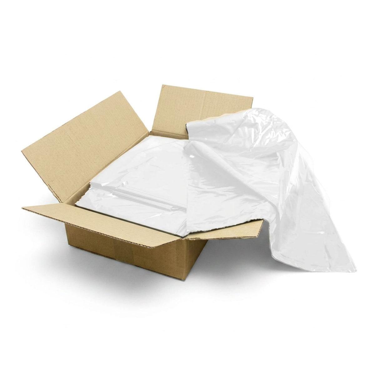 White Super Strong Office Bin Liners - Box of 500 SQBL80T