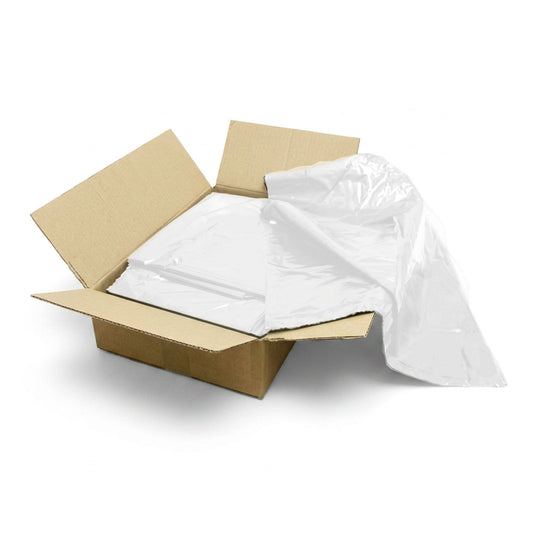 White Super Strong Office Bin Liners - Box of 500 SQBL80T
