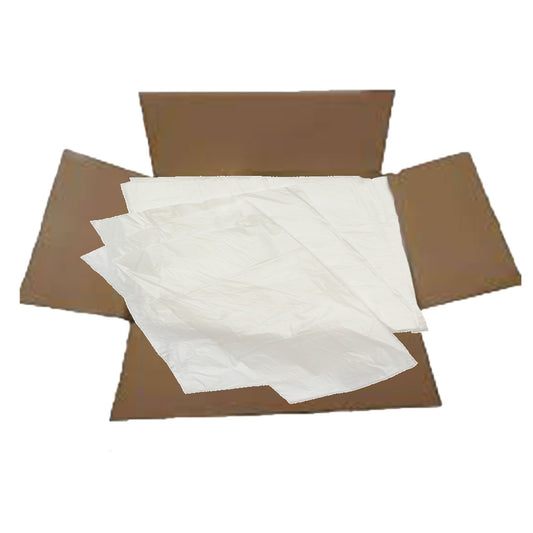 White Heavy Duty Swing Bin Liners - Box of 500 BRS085